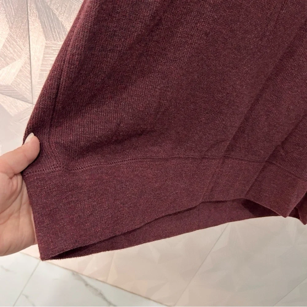 Banana Republic Long Sleeve Crew Neck Sweater Men Size XXL Burgundy Cotton Blend